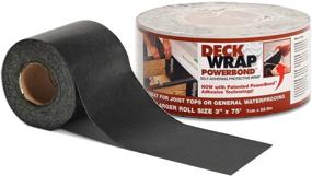 img 2 attached to Enhance Deck Safety with MFM Building Product 54103 Deckwrap Powerbond (1, 3 in.)