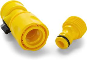 img 3 attached to Camco Quick Hose Connect with Shutoff Valve - 20103, Yellow