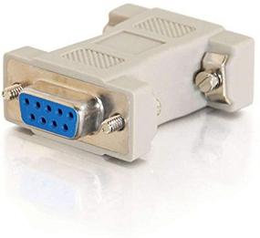 img 1 attached to 🔌 C2G 02457 MultiSync VGA (HD15) Male to DB9 Female Serial RS232 Adapter, Beige - Reliable Connectivity Solution for VGA to Serial Conversion