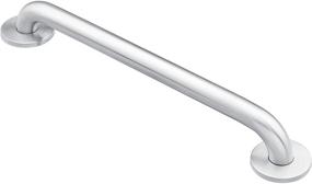 img 4 attached to Secure Your Bathroom with Moen 8718 Stainless 18-Inch Grab Bar