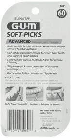 img 1 attached to GUM Soft Picks Advanced: 🦷 Convenient Count Pack for Enhanced Oral Health