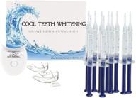 🦷 cool teeth whitening kit: fast acting carbamide peroxide gel for a brilliant, white smile - infused with refreshing mint flavor logo