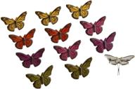 🦋 elevate your craft projects with eyelet outlet shape brads in butterfly designs logo