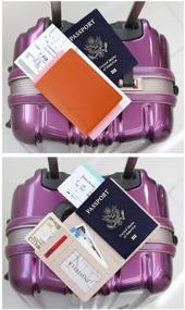 img 1 attached to 🔒 Enhanced Security: Jnjstella Genuine Blocking Passport Skimming Travel Accessories and Passport Wallets