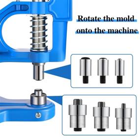 img 1 attached to 🪡 Grommet Machine: Effortless Grommet Button and Eyelet Sewing