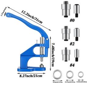 img 3 attached to 🪡 Grommet Machine: Effortless Grommet Button and Eyelet Sewing