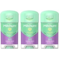 🚿 ultimate freshness pack: mitchum women's gel shower fresh deodorant (2.25oz) - 3 pack+ logo