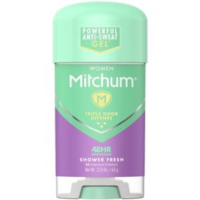 img 2 attached to 🚿 Ultimate Freshness Pack: Mitchum Women's Gel Shower Fresh Deodorant (2.25oz) - 3 Pack+