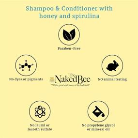 img 2 attached to The Naked Bee Orange Blossom Honey Shampoo and Conditioner Set - 2 Bottles, 10 oz each