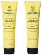 the naked bee orange blossom honey shampoo and conditioner set - 2 bottles, 10 oz each logo