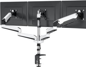 Triple Monitor Stand - Full Motion Articulating Aluminum Gas