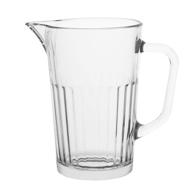 amazoncommercial fluted style glass pitcher logo