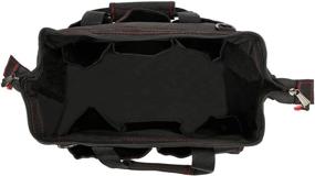 img 1 attached to 🛠️ WORKPRO 14-inch Tool Bag: Multi-Pocket Tool Organizer with Adjustable Shoulder Strap - W081021A (Black)