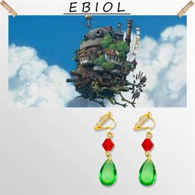 img 3 attached to Anime Earrings Cosplay Costume Jewelry