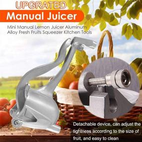 img 1 attached to 🍋 Citrus Manual Juicer: Upgraded Lemon Squeezer with Detachable & Adjustable Multifunctional Design