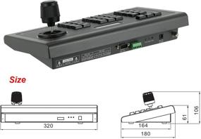 img 1 attached to 🎥 Versatile FoMaKo Conference Camera PTZ Controller with Joystick for Professional Video Conferencing & Broadcast