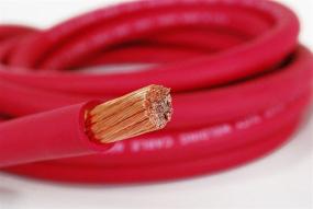 img 3 attached to 🔌 TEMCo WC0034 - 5ft 1/0 Gauge AWG Welding Lead & Car Battery Cable - Red Copper Wire, Made in USA: High-Quality Welding and Car Battery Cable for Reliable Power Transfer