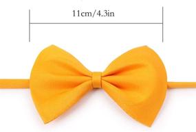 img 2 attached to 🐾 Yuecoofei 8 Pet Sunglasses and Bow Tie Collars Set - Perfect Photo Props for Pet Role-Playing Toys