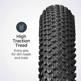 img 2 attached to 🚲 Schwinn Mountain Bike Tire Replacement - 27.5 x 2.10-Inch, Black, Steel Bead