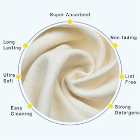 img 4 attached to 🚗 Car Chamois Drying Towel - Natural Chamois Cloth for Car Leather – Highly Absorbent Leather Cleaning Cloth – Large Size 23.6inchx35.4inch