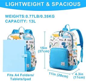 img 3 attached to 🎒 VASCHY Lightweight and Durable Preschool Kindergarten Backpack