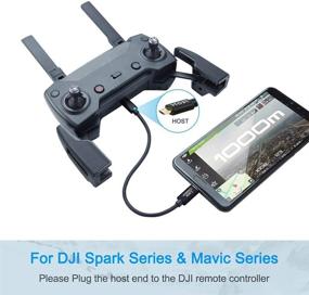 img 3 attached to 🔌 Кабель CableCreation Micro USB to Micro USB OTG длиной 8 дюймов - совместим с DJI Spark, Mavic, PS4, Owlet, Android-телефонами и планшетами, ЦАП и другими устройствами