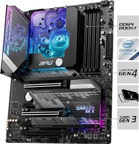 img 2 attached to 🎮 MSI MPG Z590 Carbon EK X Gaming Motherboard - ATX, Intel Core (11th/10th Gen), LGA 1200 Socket, SLI/CFX, DDR4, PCIe 4, M.2 Slots, USB 3.2 Gen 2, Wi-Fi 6E, Mystic Light RGB