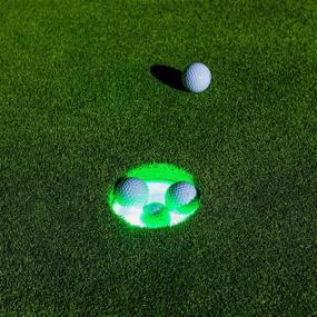 img 1 attached to 🏌️ GoSports Light Up Golf Hole Lights 3 Pack - Enhance Nighttime Golf, Improve Putting and Chipping Practice - Multi-color