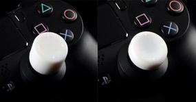 img 2 attached to 8-Piece Analog Controller Gamepad Thumb Stick Grips with Antislip Thumbsticks for PS5, PS4, PS3, Switch Pro, Xbox One, Xbox 360, Wii U, and PS2 Controllers - White