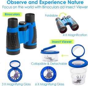 img 1 attached to 🔍 Enhance Your Outdoor Adventure with Joyjoz Adventure Binoculars Flashlight Magnifying Set