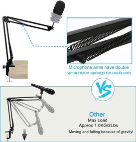 img 3 attached to SUNMON Wave 3 Microphone Stand - Ultimate Mic Boom Arm Stand for Elgato Wave 3 USB Condenser Microphone with Enhanced SEO!