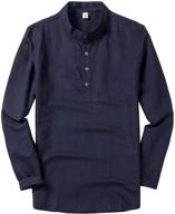 👔 blue long men's clothing and shirts - utcoco chinese sleeve x large logo