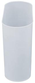 img 3 attached to 🗑️ HMQCI Frost Plastic Rectangular Small Trash Can, 3 Gallons (5.9 x 12.6 x 10.6 inches) - Garbage Bin, Waste Container