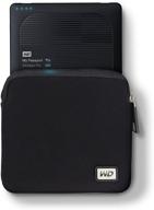 чехол для переноски wd my passport wireless pro из неопрена (wdbdrf0000nbk-wasn) логотип