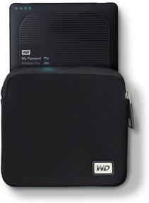 img 3 attached to Чехол для переноски WD My Passport Wireless Pro из неопрена (WDBDRF0000NBK-WASN)