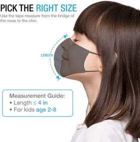 img 3 attached to 👶 Maxboost Fabric Kid Face Mask: Ultimate Protection and Comfort for Your Little Ones