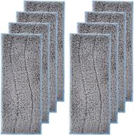 🧹 lesinavac 8 pack: washable & reusable wet mopping pads for irobot braava jet m6 (6110) (6112) robot mop логотип