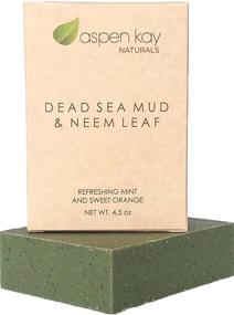 img 2 attached to 🧖 Revitalize your Skin with Dead Sea Mud and Neem Soap - Natural & Organic, 4.5 4oz Bar