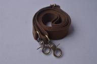 👜 premium brown bag strap - wento 31''-57'' webbing shoulder cross replacement for purses, canvas cross body purse straps wtd34 logo