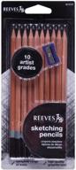 reeves sketching pencil bonus sharpener logo