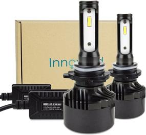 img 4 attached to 🔆 Innovited 9006 HB4 LED Headlight Bulbs Conversion Kit - 60W 9,000LM 6000K Cool White CSP Technology