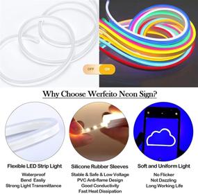 img 3 attached to 🌈 Werfeito 2 Pack Cloud Planet Neon Signs LED Lights for Wall Decor, USB or Battery Operated Neon Sign for Bedroom, Decorative Neon Light Sign for Bar, Living Room, Christmas, Birthday, Wedding