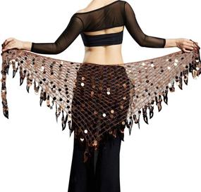 img 4 attached to Aivtalk Dancing Skirts Sequins Costume Sports & Fitness for Other Sports