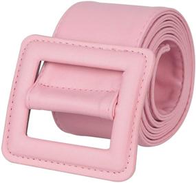 img 2 attached to 🎀 Polyester Square Buckle Women's Accessories by Samtree - Adjustable