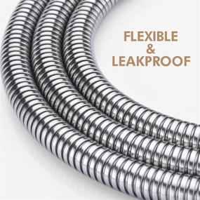 img 3 attached to 🚿 AMAZING FORCE 10ft Stainless Steel Shower Hose: Extra Long & Flexible for Your Ultimate Shower Experience!