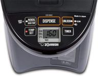 zojirushi cd-nac40bm micom water boiler & warmer: high-quality 4.0-liter, metallic black - made in japan логотип