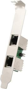 img 2 attached to 🔌 Улучшенная Сиба I/O Crest SI-MPE24046 2-портовая мини-PCI-e сетевая Ethernet-карта Gigabit