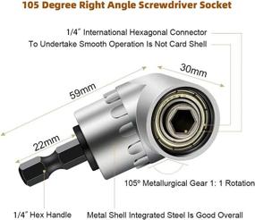 img 3 attached to Rotatable Universal Socket Screwdriver Adapter