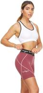 🏋️ top-rated athletic shorts for women - ideal for workouts, volleyball, biking, and yoga - thermajane compression shorts логотип