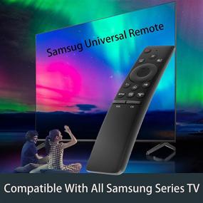 img 1 attached to Enhanced Universal Remote Control for Samsung Smart TVs - LCD LED UHD QLED 4K HDR with Netflix & Prime Video Buttons